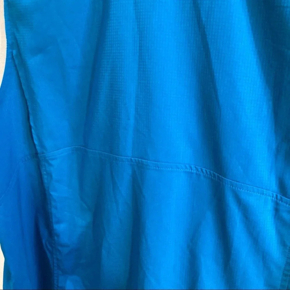 COLUMBIA Sz 2X  Short Sleeve Button Up Omni-Shade Dark Turquoise Blouse Pockets - Picture 11 of 12